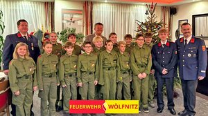 Die Feuerwehrjugend der Feuerwehr Wölfnitz. Foto: Feuerwehr Wölfnitz