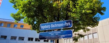 Ingeborg-Bachmann-Park offiziell eingeweiht