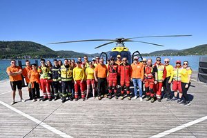 Jahreseinsatzübung der Wasserrettung Klagenfurt am Wörthersee. Foto: STW / Helge Bauer