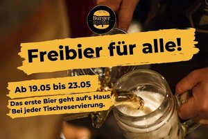 Freibier für ALLE in der Burger Boutique