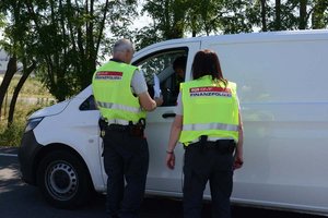 Schwerpunkt Firmenfahrzeuge: Finanzpolizei kontrollierte im Stadtgebiet von Klagenfurt. Foto: BMF/Hradil