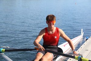 Theodor Jan Eberhart. Gold im Schüler Einer. Foto: zVg