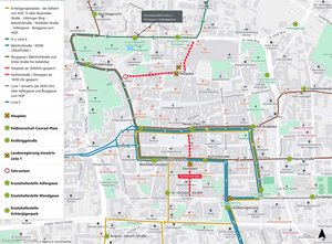 Altstadtzauber: KMG-Linien fahren ab Donnerstag Umleitungen