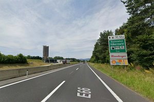 Sanierung Südautobahn zwischen Griffen und Völkermarkt startet. Foto: Google Street View