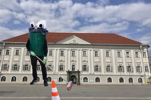 Trashbusters gegen Littering, Aktion am Neuen Platz in Klagenfurt. Foto: Mein Klagenfurt/Alex Gotter