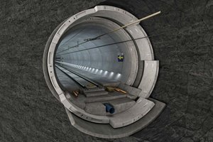 Koralmtunnel bekommt Oberleitung. Foto: ÖBB/3D Schmiede 