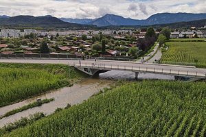 Unterführung entlang des Radweges am Rekabach im August 2023. Foto: StadtKommunikation / Archiv