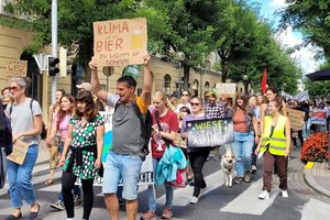 Heute Nachmittag Fridays For Future Klima-Demo in Klagenfurt. Foto: Mein Klagenfurt