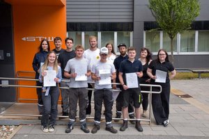STW-Lehrlinge: Schuljahr erfolgreich abgeschlossen. Foto: STW