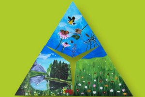 „Biodiversität entdecken“: Ausstellung zeigt kreative Projekte von Kärntner Schulkindern. Sujet: Petra Korenjak
