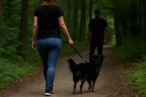 Sie konnte flüchten: Unbekannter lauerte junger Frau auf Waldweg auf. Foto: Symbolbild