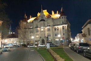 Auch beim Stauderhaus wird die Beleuchtung um 22.00 Uhr abgeschaltet. Foto: Mein Klagenfurt