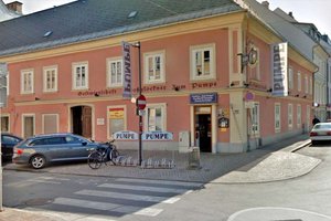 Aufruf der Gesundheitsbehörde: Corona-Fall im Gasthaus Pumpe. Foto: Google Street View