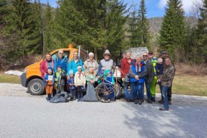 Rekordbeteiligung bei Ferlachs Flurreinigungsaktion. Foto: T. Lausegger