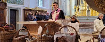 Fleischweihe und Speisensegnung in der Klagenfurter Domkirche