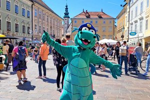 Die Drachenjagd, ein wöchentliches Fest für Kinder. Foto: Mein Klagenfurt