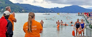 Über 400 Schwimmbegeisterte bei „Schwimmen statt Baden“ im Strandbad Klagenfurt