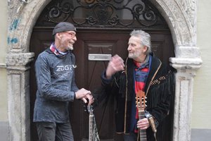 Barney Patterson und Norbert Eipeltower. Foto: dietextei