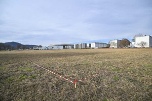 Alpen-Adria Familien- & Sportbad: Bauvorbereitungen im Zeitplan. Foto: Helge Bauer