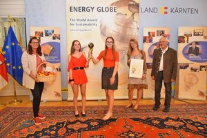 Ingeborg-Bachmann-Gymnasium Klagenfurt holt „Energy Globe Award Kärnten 2021“. Foto: Büro LR.in Schaar