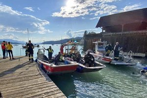 69-jähriger Wiener ertrank im Wörthersee. Foto: FF Krumpendorf