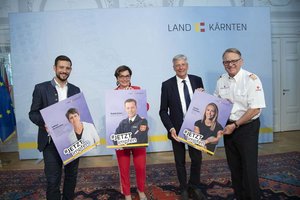 Land Kärnten startet Impfkampagne mit zahlreichen Unterstützenden. Foto: LPD Kärnten/Just