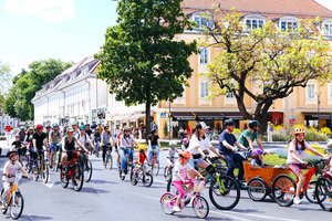 Kidical Mass Radparade fordert sichere Schulwege mit dem Fahrrad. Foto: sabinebiedermannphotography.com