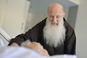 Pater Anton Wanner geht als Krankenhausseelsorger in Pension. Foto: Diözesan-Pressestelle/Helge Bauer