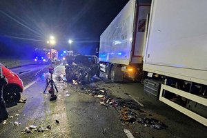 Schwerer Verkehrsunfall auf der B70, Packer Bundesstraße. Foto: BFKdo Klagenfurt Land
