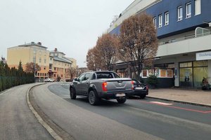 Feschnig: Verkehrsberuhigende Maßnahmen auf Höhe „Cafe Maruli 2". Foto: Mein Klagenfurt