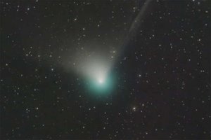 Grüner Komet am Kärntner Nachthimmel sichtbar. Foto: NASA/Dan Bartlett