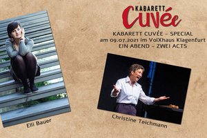 Kabarett Cuvée Special - ein Abend - zwei Künstlerinnen im VolXhaus Klagenfurt