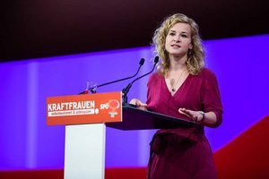 SPÖ-Bundesfrauenvorsitzende Eva Maria Holzleitner. Foto: Astrid Knie