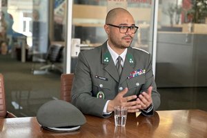 Zugsführer John Patrick Platzer. Foto: Soldaten mit Herz / James Platzer