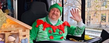 In der Vorweihnachtszeit verkehrt in Klagenfurt ein weihnachtlich geschmückter Bus, gelenkt vom beliebtesten Buslenker Klagenfurts, zwischen Heuplatz und Südpark, der Weihnachtsbus.