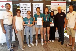 „A-Team“ des BG/BRG Mössingerstraße beim Jugendrotkreuz Bundesbewerb. Foto: Österreichisches Jugendrotkreuz (ÖJRK) / Gert Eggenberger