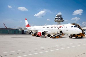Austrian Airlines am Airport Klagenfurt. Foto: Airport Klagenfurt