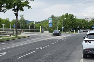 Ab Montag Bauarbeiten in der Feschnigstraße beim Klinikum. Foto: Mein Klagenfurt