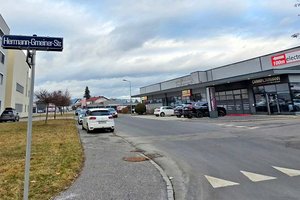 Hermann-Gmeiner-Straße soll jetzt Anna-Gröger-Straße werden. Foto: Mein Klagenfurt