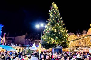 Christkindlmarkt am Neuen Platz eröffnet am 15. November. Foto: Mein Klagenfurt