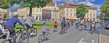 Besucherrekord bei der Kinder-Radparade Kidical Mass in Klagenfurt. Foto: Mein Klagenfuirt
