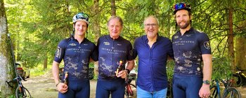 Die „Tour de Franz“ Charity-Radtour radelte wieder durch Kärnten