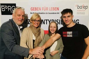 BORG und Bafep suchen Stammzellenspender für Leukämiepatienten. Foto: BORG Klagenfurt/Facebook