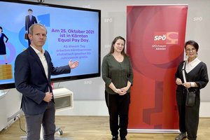 SPÖ Kärnten zum Equal Pay Day: Einkommensunterschiede zwischen Mann und Frau werden offensichtlich weiterhin ignoriert. Foto: SPÖ Kärnten