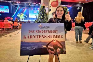 Kärntens Stimme: 14-jährige Lara wurde mit eigenem Song Kärntner Kindertalent. Foto: zVg
