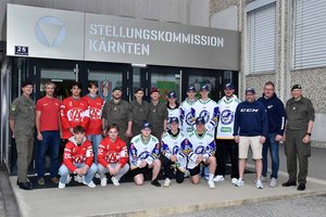 Kärntner Derby im Stellungshaus. Foto: Arno Pusca/Bundesheer