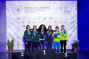 Klagenfurter Parakletterin Lilli Marie Laschitz holt EM-Silber. Foto: World Climbing