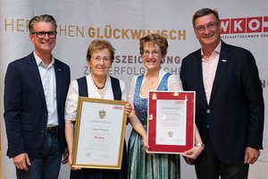 90 Jahre Gasthof Fleissner in Maria Saal: Wirtschaftskammer Kärnten gratuliert. Foto: WKK/Caroline Knauder