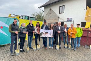 Spatenstich für „Haus des Naturschutzes“ in Techelsberg. Foto: Büro Schaar