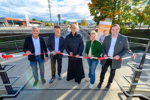 Neuer Heinzelsteg über den Lendkanal offiziell eröffnet. Foto: StadtKommunikation/Hude
